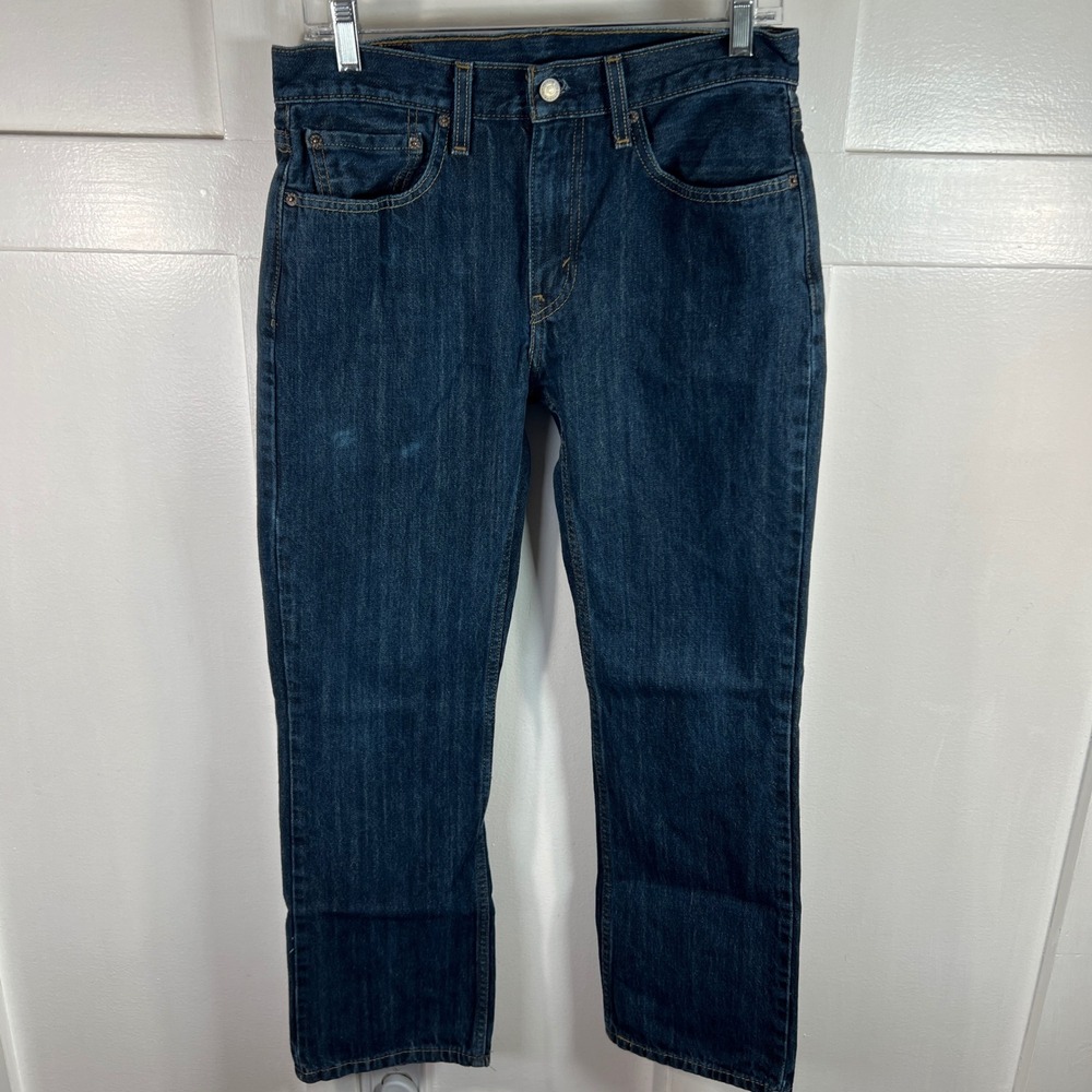 Levis 527 Slim Bootcut Jeans Dark Wash Denim Pants 05527-4010 Mens 31x30